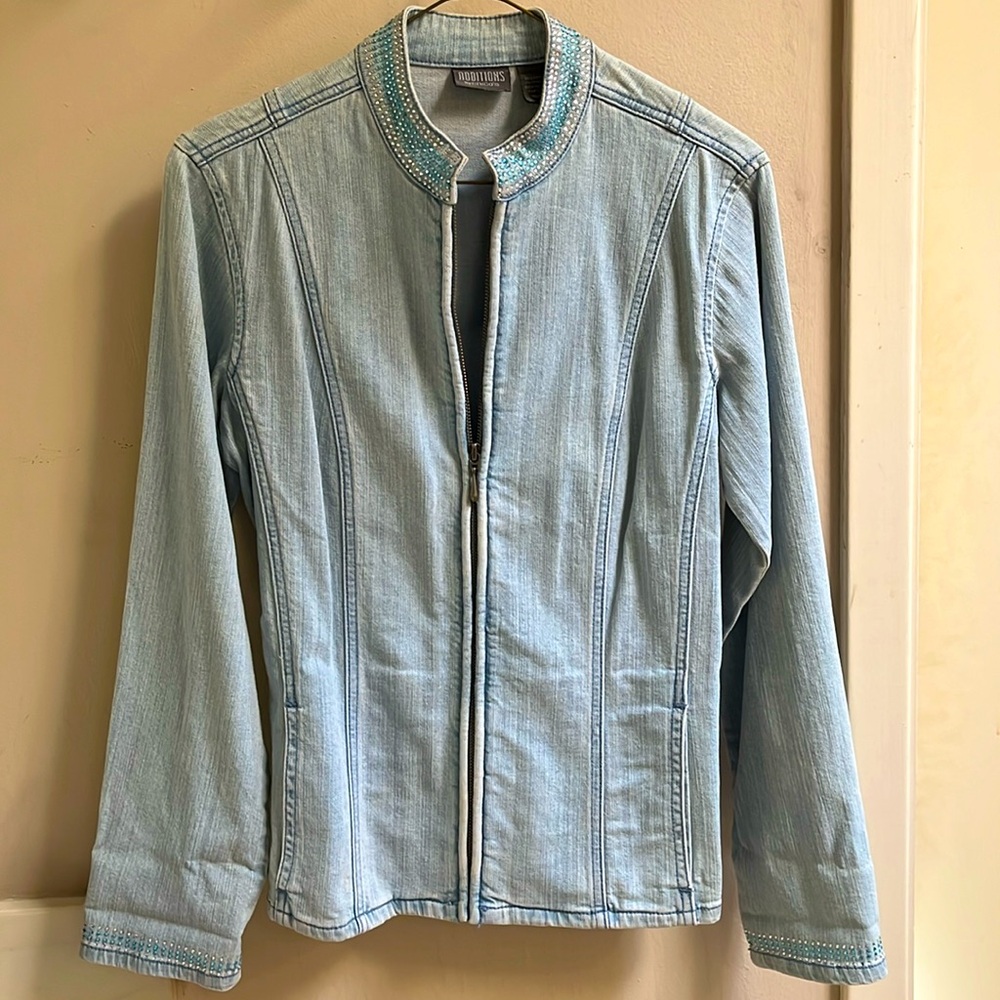 Lightweight Jean Jacket by Chicos Additions